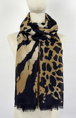 Tørklæde med dyreprint mix by Katier