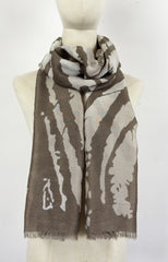 Tørklæde med dyreprint mix by Katier