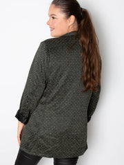 Tweed blazer jakke med bling by Max