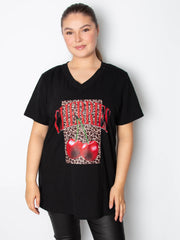 T-shirt med leo og kirsebær by Xd