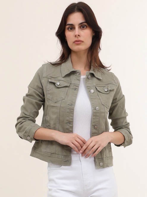 Cowboyjakke khaki by Krone 1