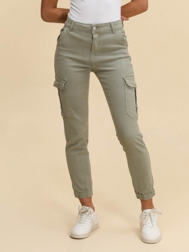 Cargobukser med elastik små størrelser by Krone 1