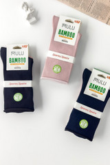 Bambus sokker uden syninger - 35/40 - Tilfældig farve - ITMAJ25 by Nikki Intimo
