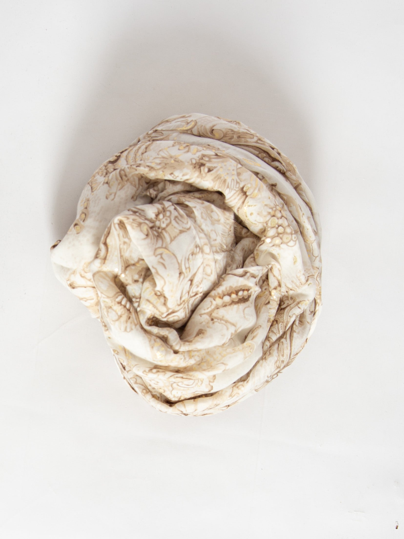 Paisley tørklæde med guld spots - ITFEB25 by Mei Moo