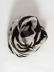 Tørklæde med dyreprint og guld - ITFEB25 by JD