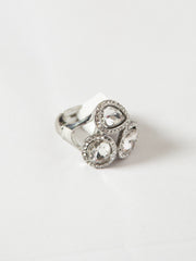 Bling ring med 3 juveler - Passer alle - ITFEB25 by Lulu Bijoux