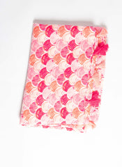 Mønstret tørklæde med frynser - ITFEB25 by Katier