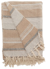 Plaid Rå Natur/Hvid 130x180 cm by Eja