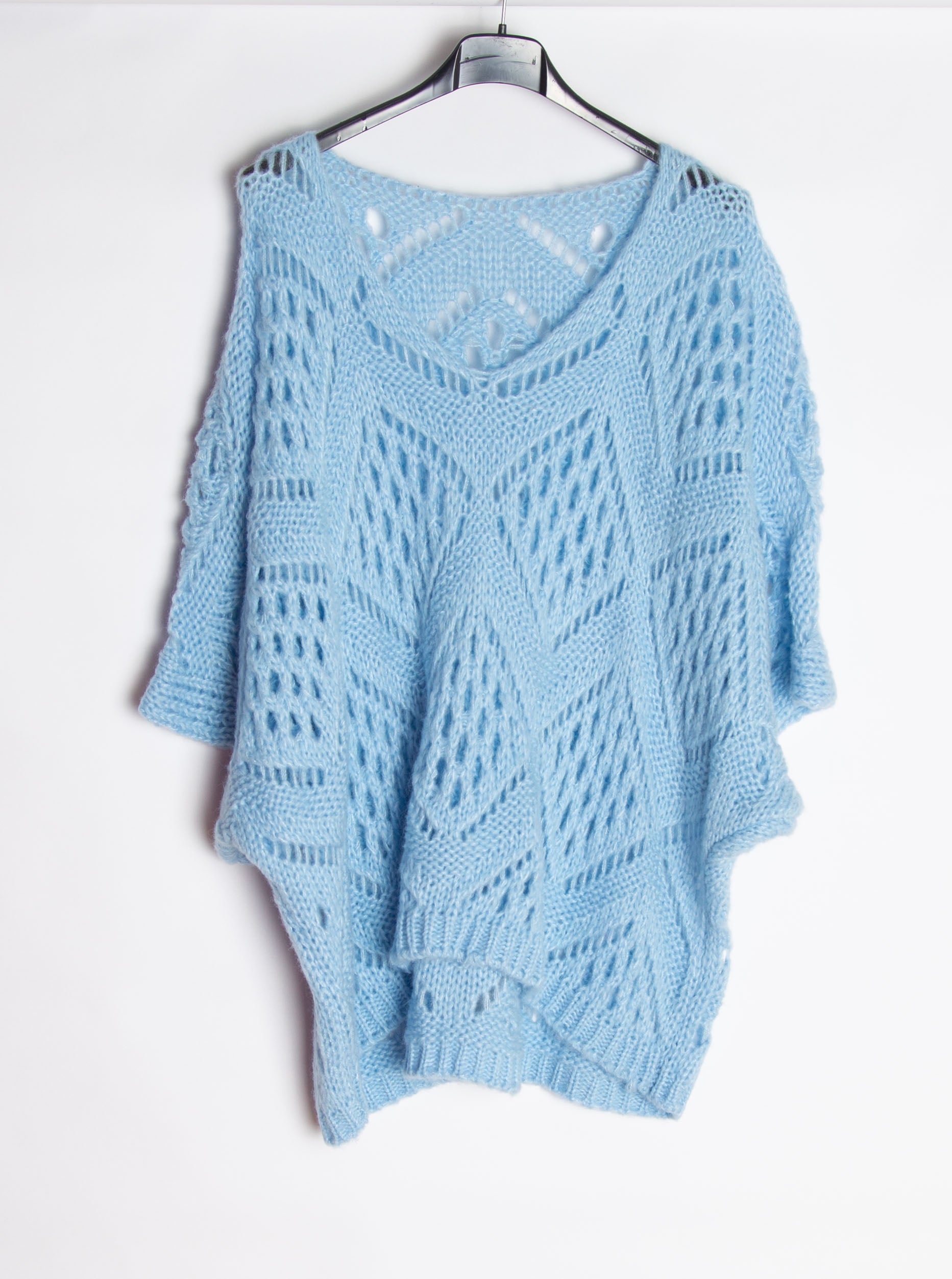 3/4 ærmet strik med v-hals - ITFEB25 by Kingstar