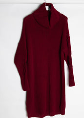 Rullekrave strik m. Diamant mønster på ærme - Brystmål 120cm. - Ingen returret - ITNOV24 by Krone 1