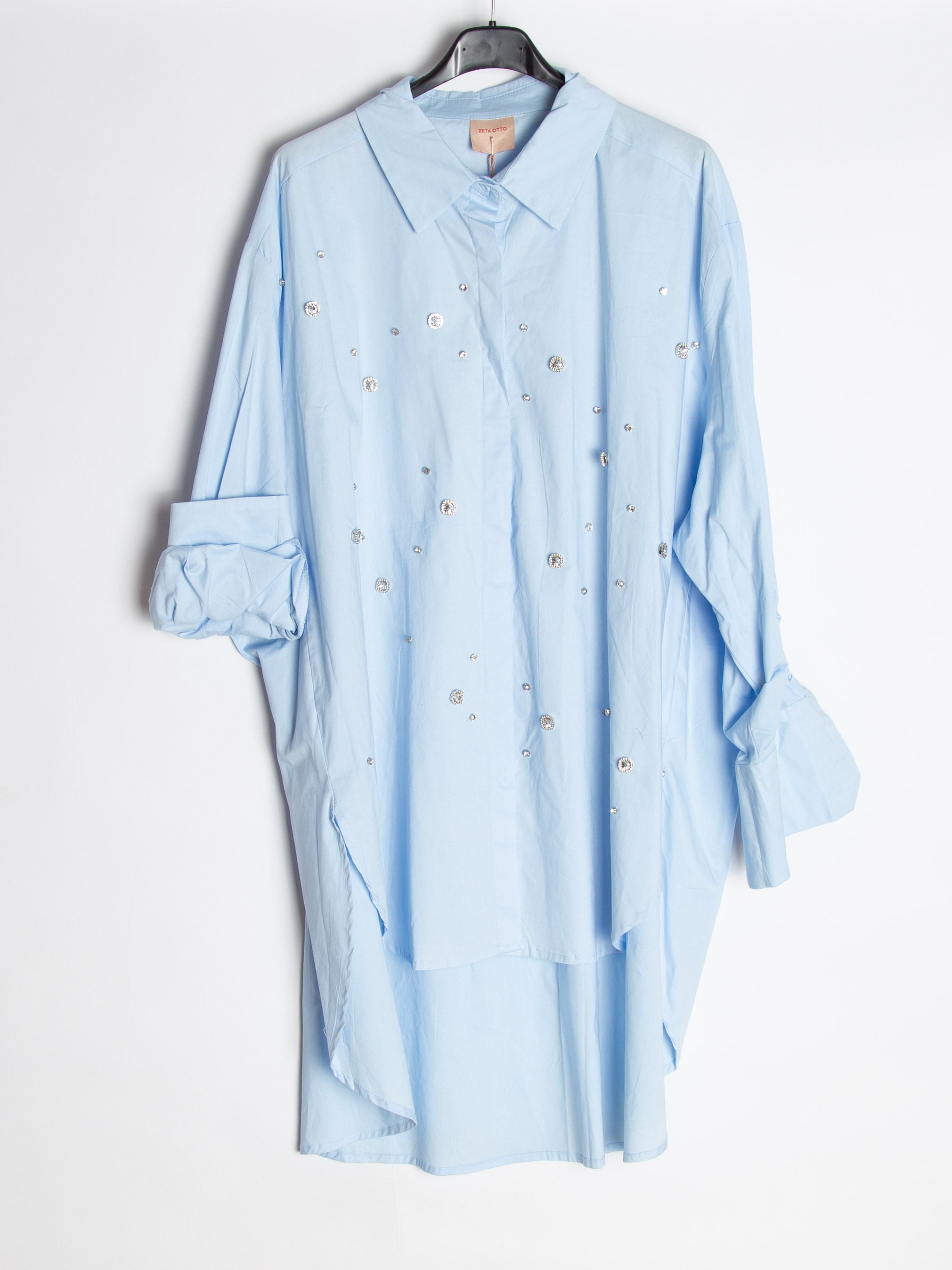 Skjorte med bling sten på front - ITNOV24 by Krone 1