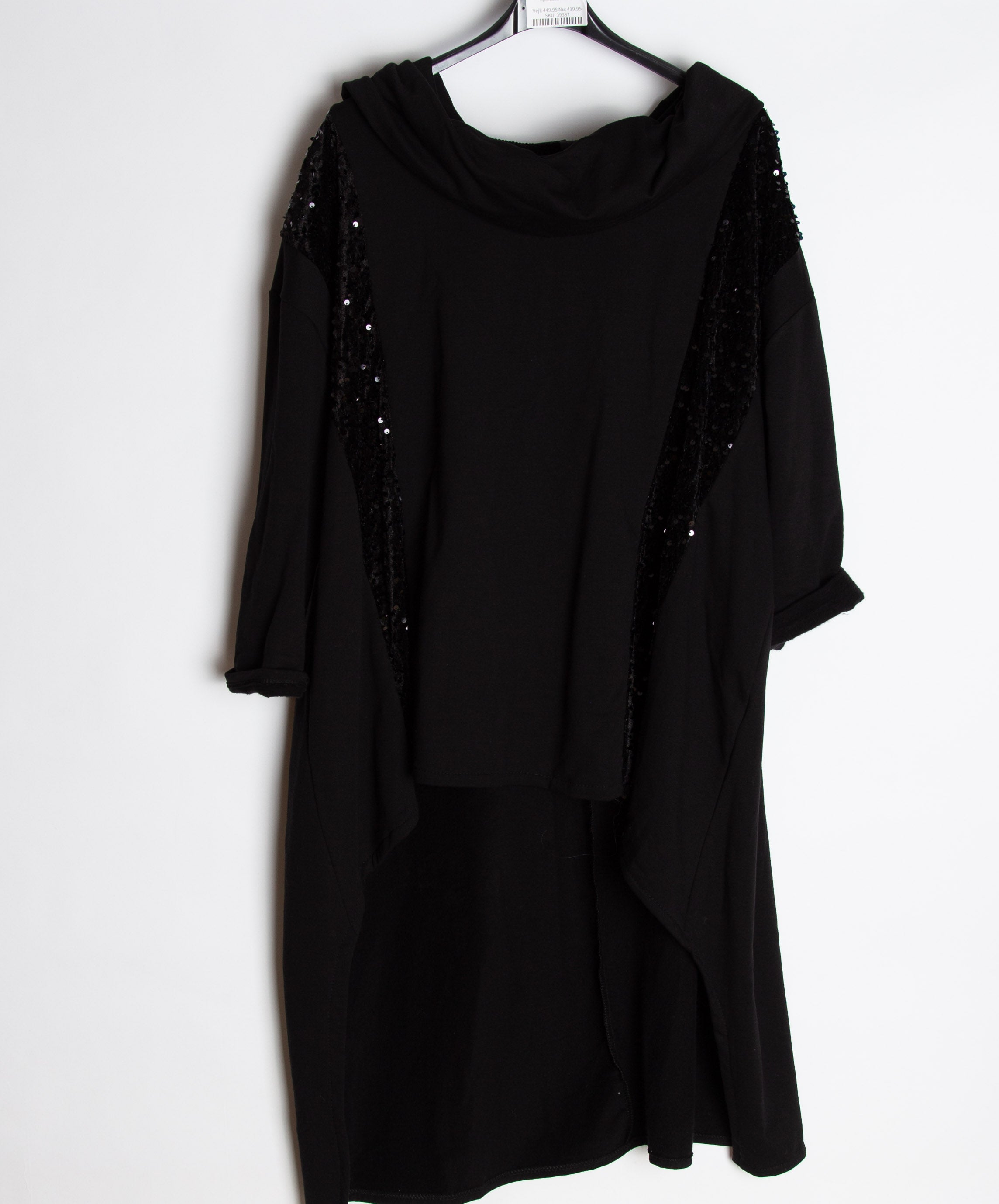 Sweatshirt med pailletter og rullekrave - Ingen returret - ITNOV24 by Krone 1