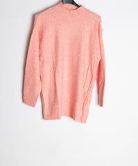 Strik med turtleneck og bling knapper på skulder - Ingen returret - ITNOV24 by Krone 1