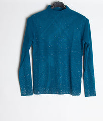 Strik bluse med bling på krop og ærmer - str. 34-40 - Ingen returret - ITNOV24 by Krone 1