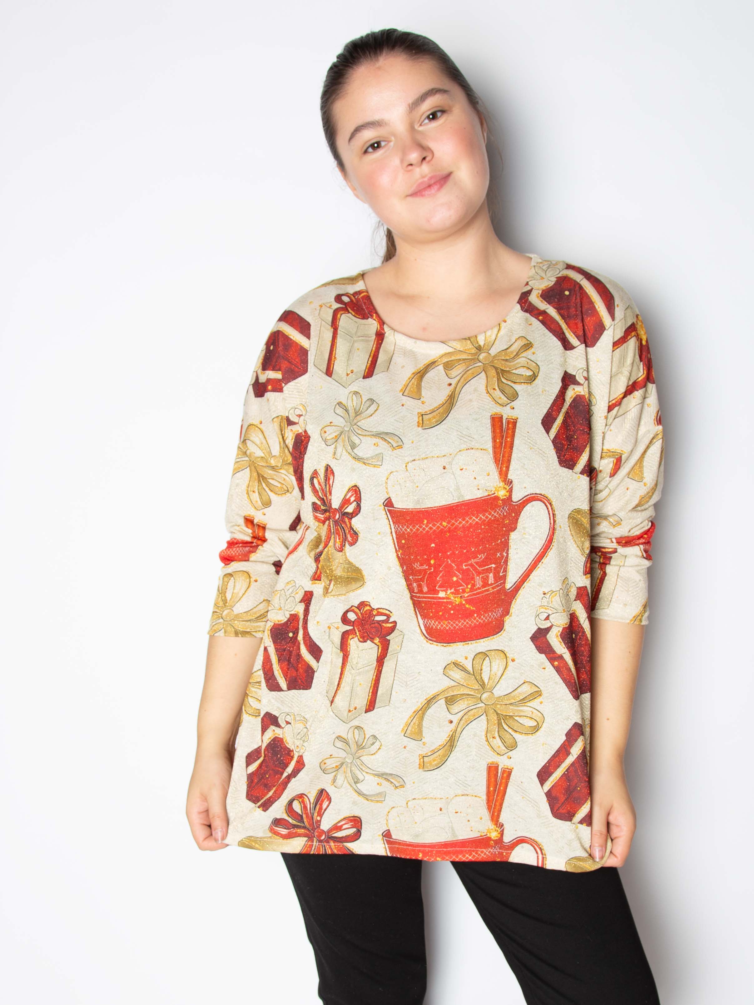 Glimmer strik pakker, sløjfer, kakao - ITSEP24 by Krone 1