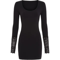 Mary Blouse lace LS Plus by Tim og Simonsen