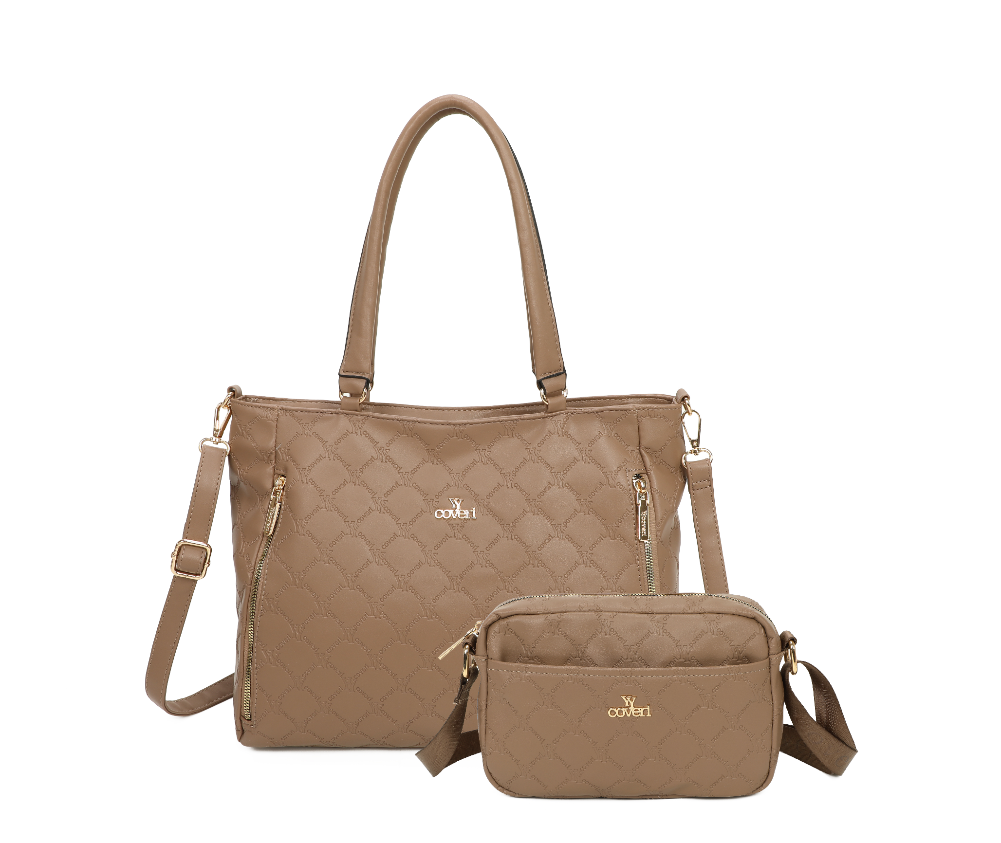 2 i en - Shopper og crossbody taske 35x11x30 by Krone 1