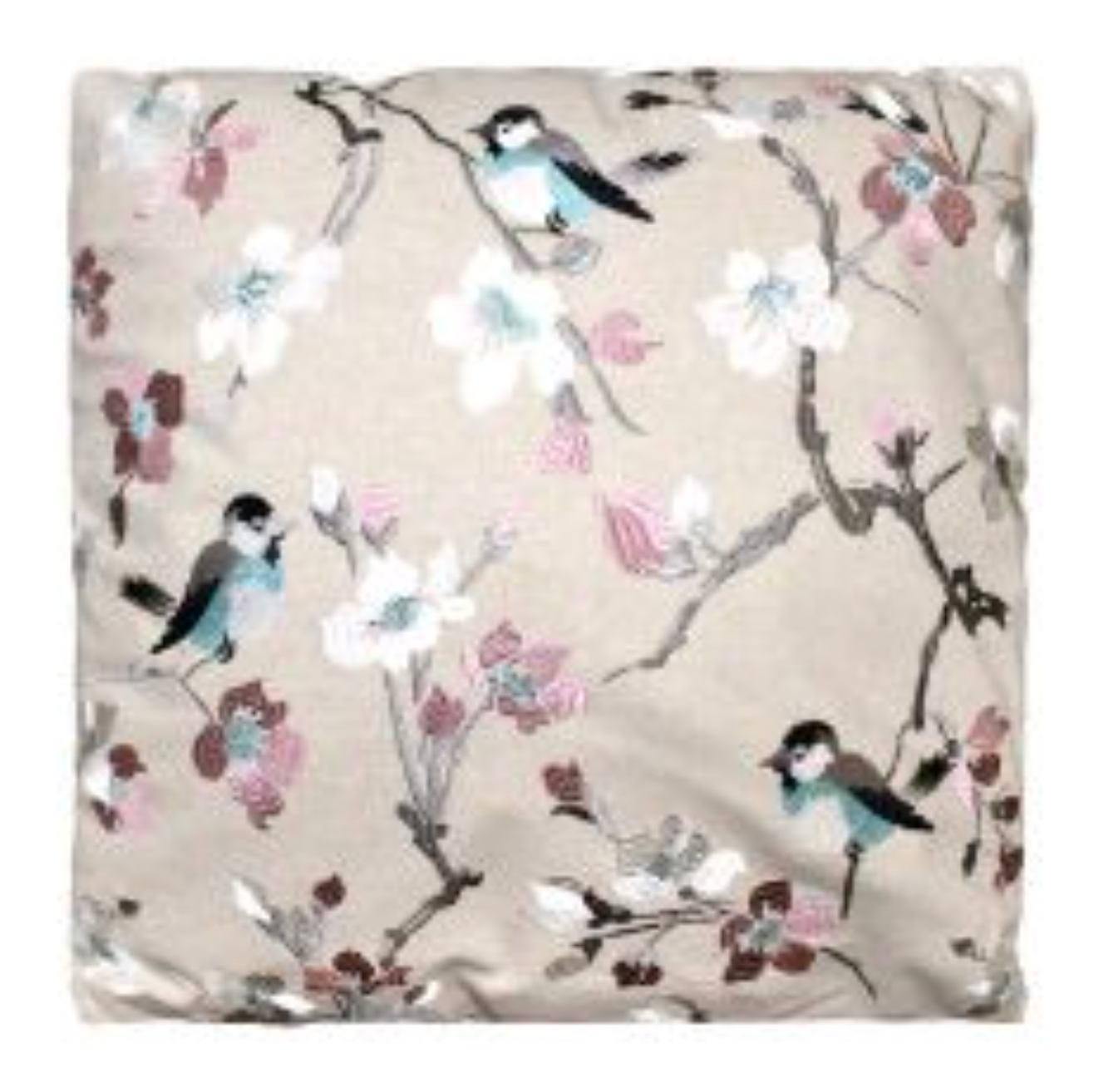 Pude blomst fugle naturlig CO 50x50cm by Colmore