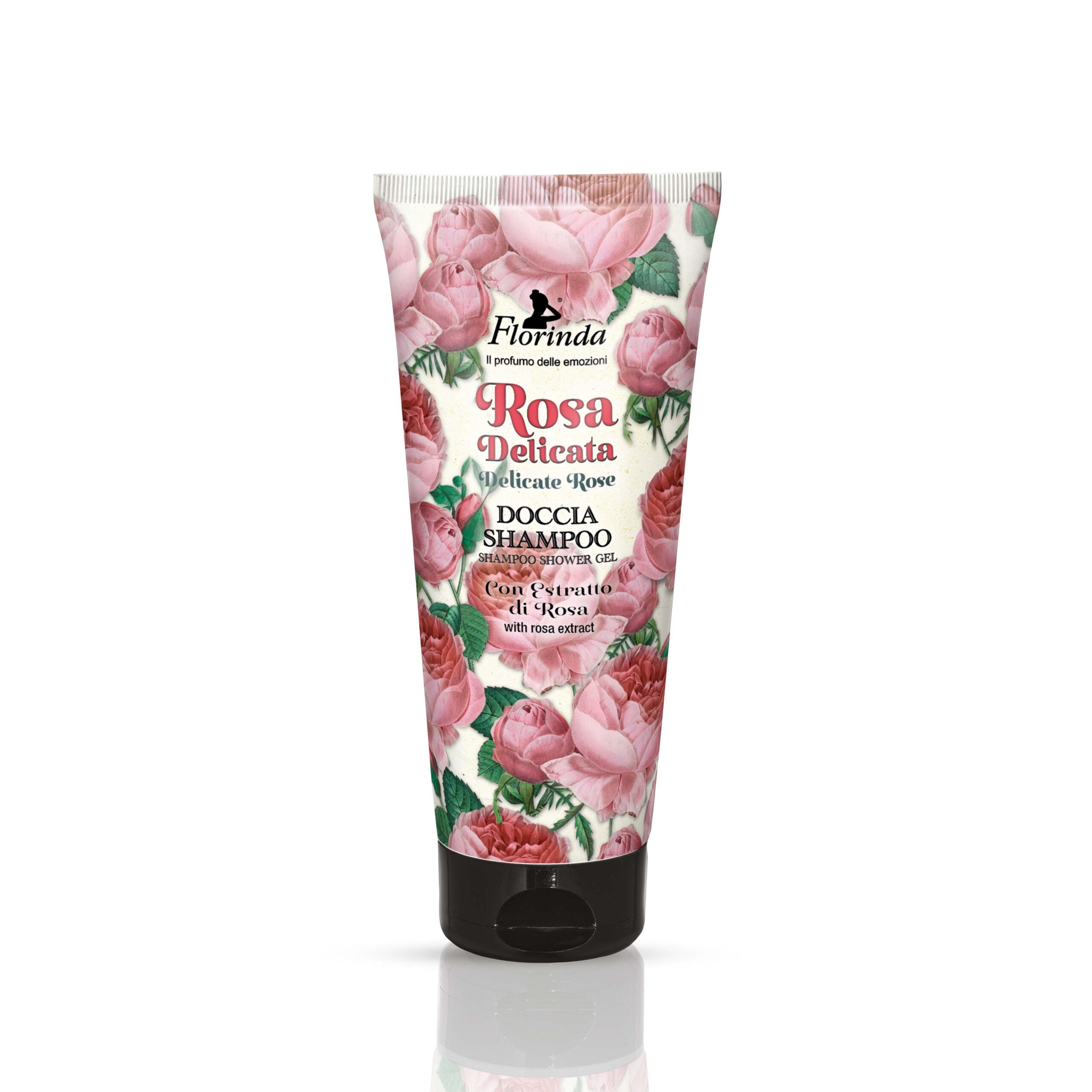 Florinda Rosa Delicata shampoo shower gel 200ml by Michel Design Works