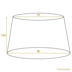 Rosa Velour Lampeskærm 20 cm by Dutch Style B V