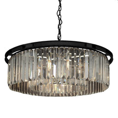 Lysekrone – Hilton – 80 cm Grå/Sort by Dutch Style B V