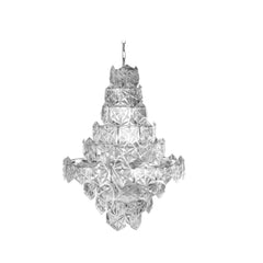 Chandelier IR/NI Glass – Eksklusiv krystalinspireret lysekrone 82x82x8 cm by CM