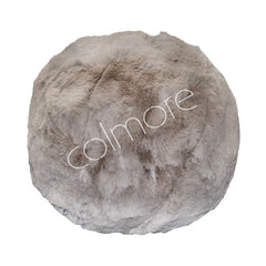 Cushion ball rabbit faux fur chinchilla 30x30x30 by CM