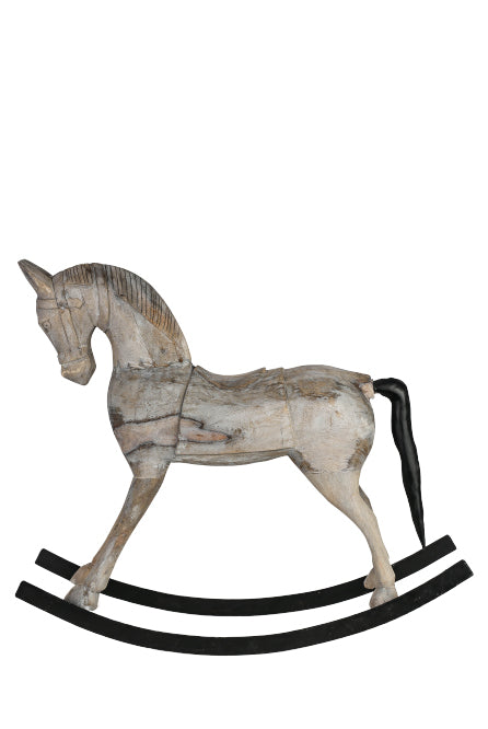 Grå gyngehest – 60x65 cm by Krone 1