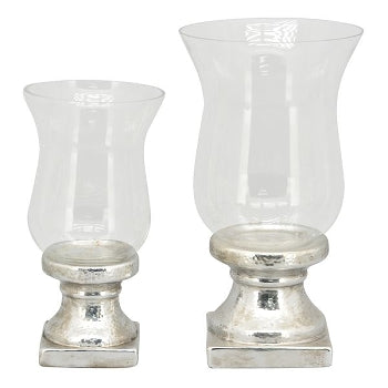 Hurricane lysestage 22,5x22,5x41 cm by Exner