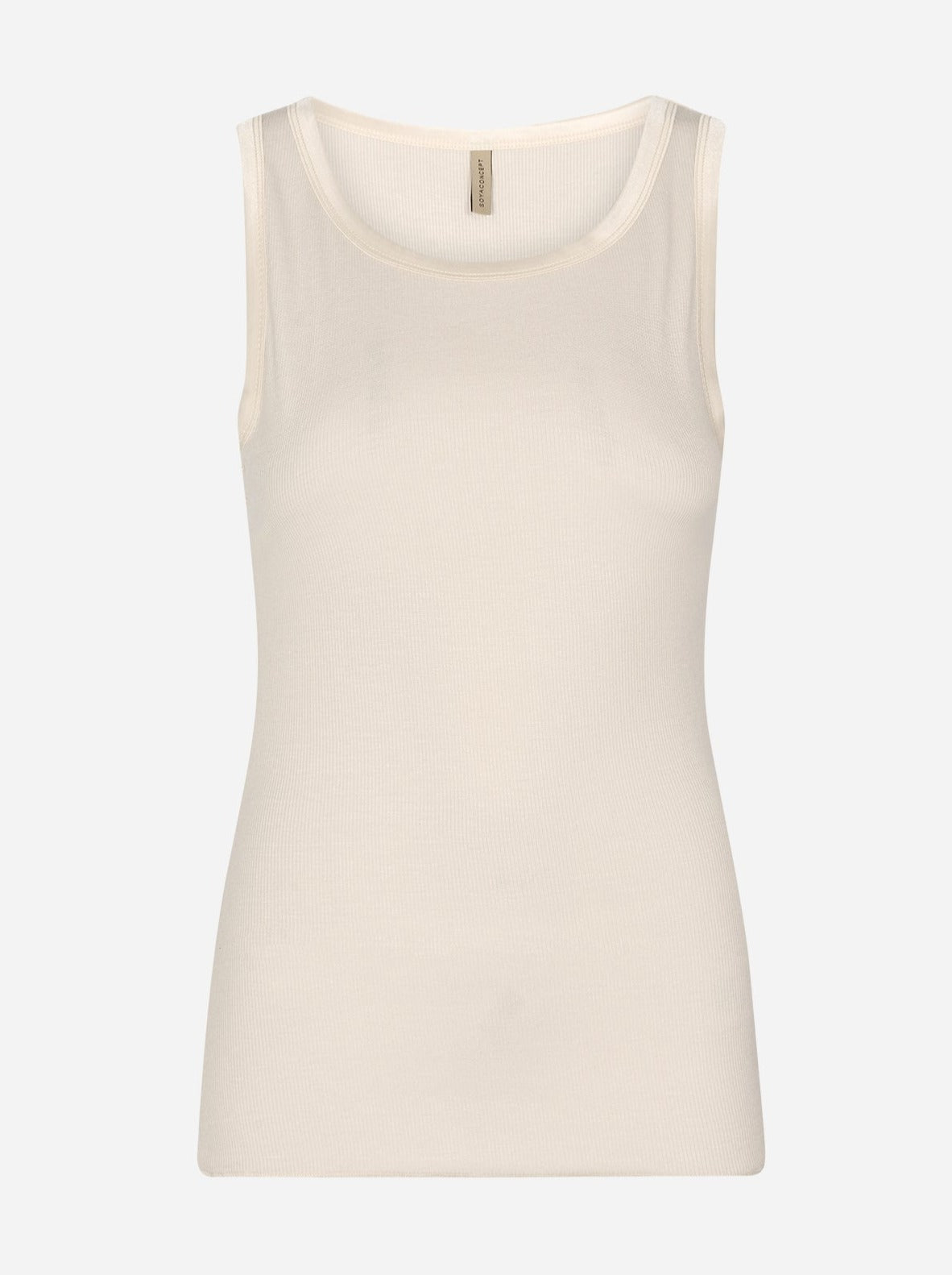 Soyaconcept top med satin kant Creme by Krone 1