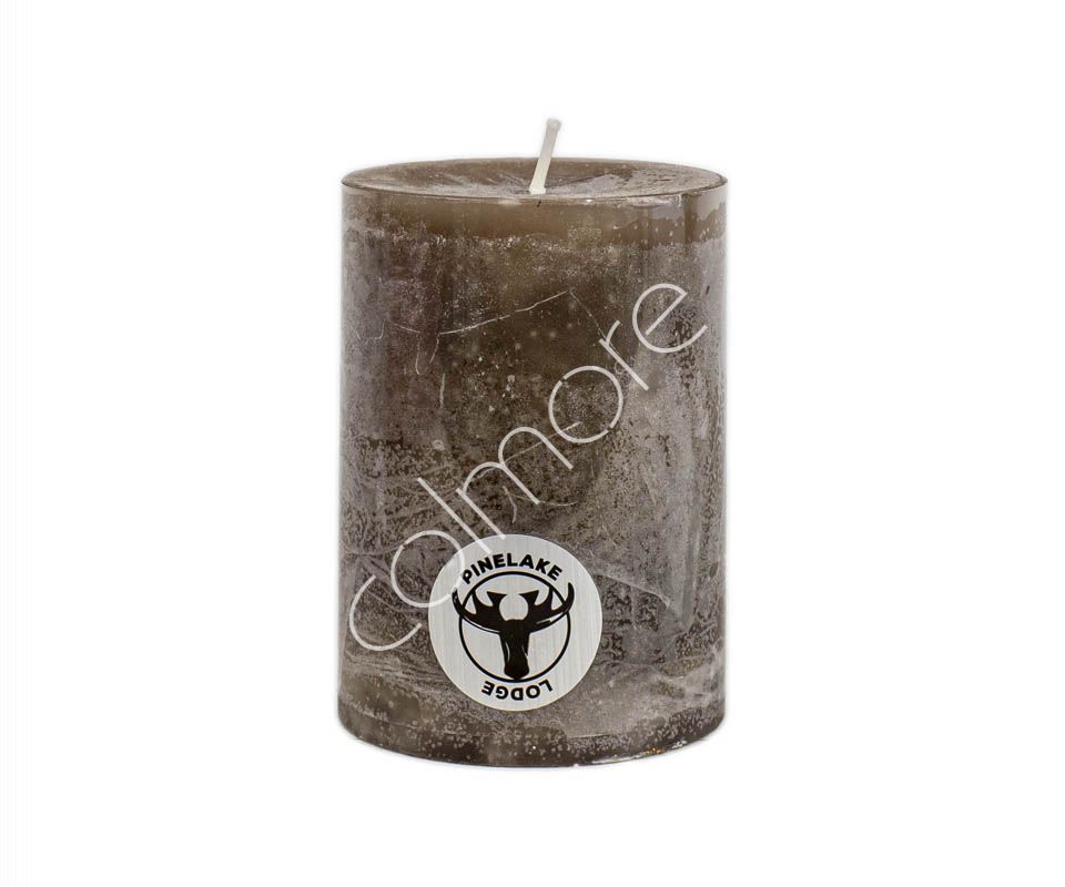 Stearinlys 7x7x10 cm Rustikt & Dekorativt by CM