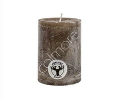 Stearinlys 7x7x10 cm Rustikt & Dekorativt by CM