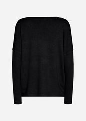 Soyaconcept Dollie strik med v-hals sort by Krone 1