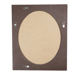 Beige vægspejl med blomster udskæringer 50x60x5 cm by C&E