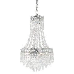 Lysekrone med krystaller 30x50 cm by C&E