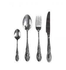 Sølv bestik med dekoration 4 dele by Chic Antique