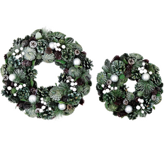 Kranse – Sæt af 2 (30 x 30 x 6 cm & 23 x 23 x 6 cm) by Hoff