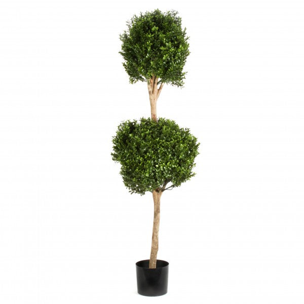 Buchsbaum Doppelkugel, 120 cm, grün Kunstplante i høj kvalitet by SL