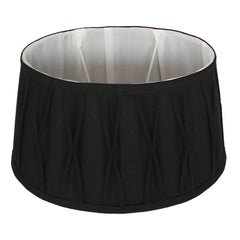 Plisseret lampeskærm Sort, 53 cm by Collect