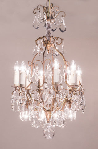 Kroonluchter "Kowalski" – Elegant lysekrone med krystaller by Des