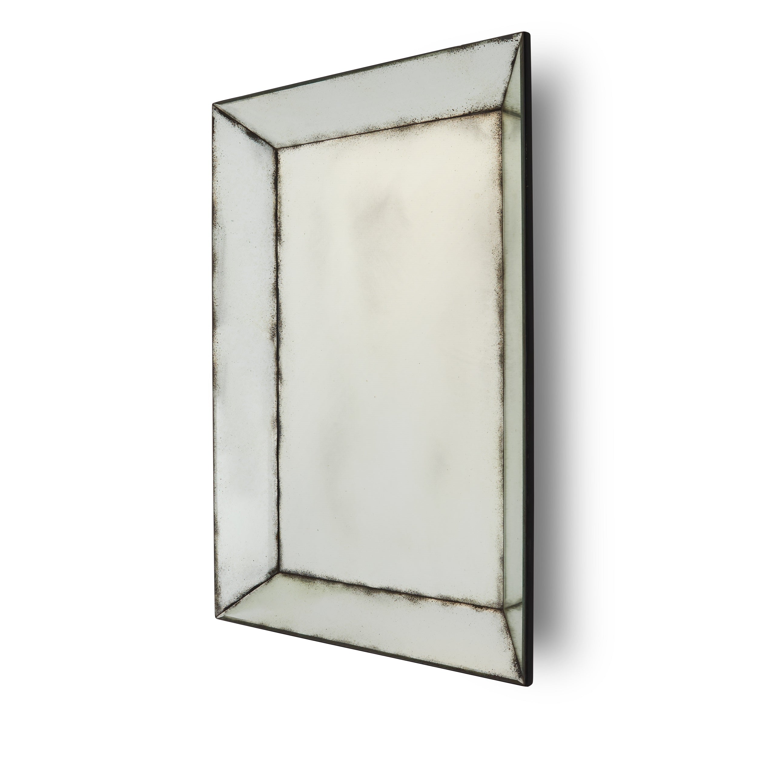 Antikt spejl lille 80 X 80 CM by ByLiving