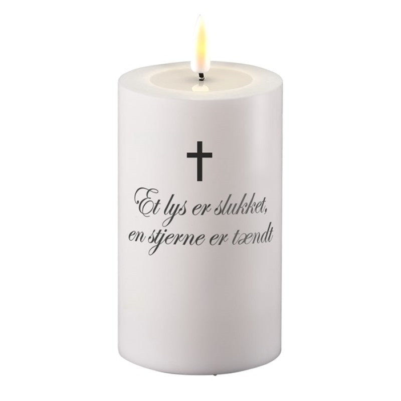 LED Gravlys – Et lys er slukket, en stjerne er tændt by Deluxe