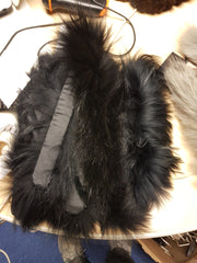 Achieng - Slå Om Pelsbånd Til Bluser Sort by Krone 1