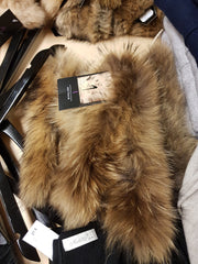 Achieng - Slå Om Pelsbånd Til Bluser Brun by Krone 1