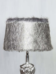 Lampeskærm med pelslook Short Hair Taupe 35x30x21 cm by CM