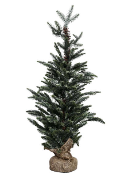 Fyrretræ med jutefod 92 cm by Collect