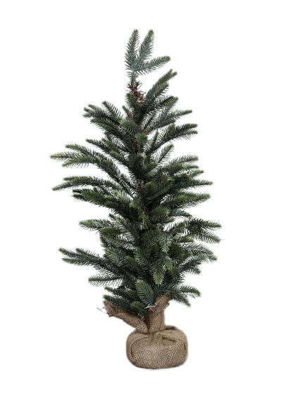 Fyrretræ med Jutefod 76 cm by Collect