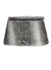 Lampeskærm – Faux fur kort hår, taupe 45x35x24 cm by CM