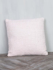 Strikket pude 45x45 cm Rosa pyntepude i nordisk design by Collect