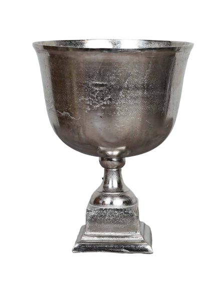 Skål på fod – 38 cm aluminium by Suprise